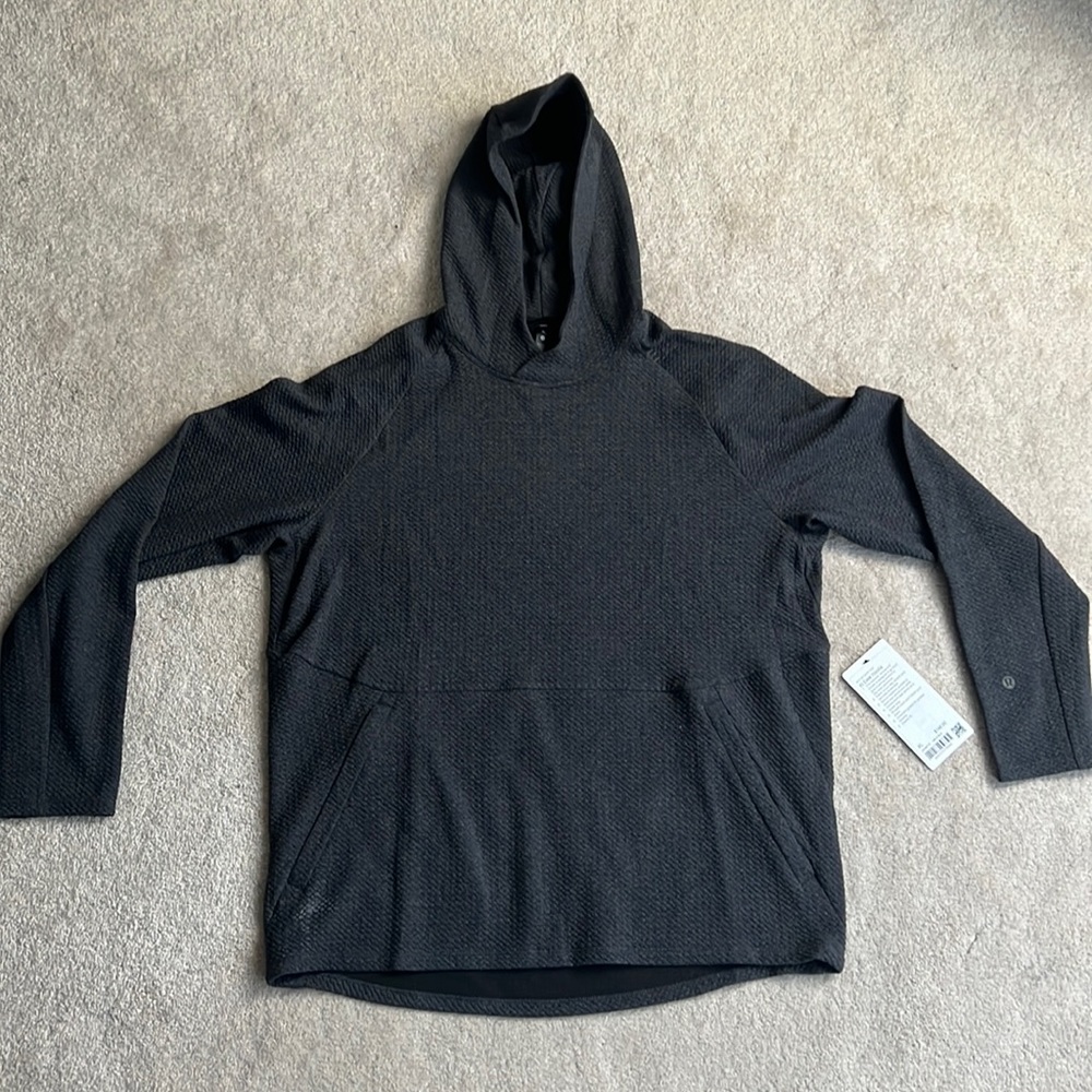 Lululemon At Ease Hoodie - heathered black